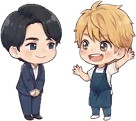 BLひろばのオリジナルキャラクター 律と湊